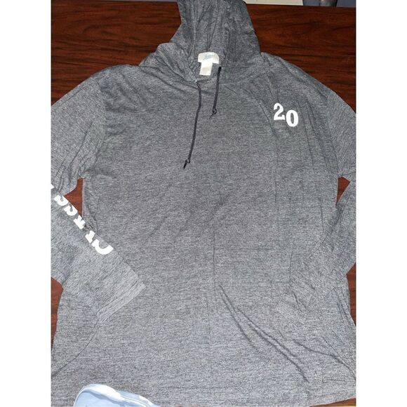 Jostens Class of 2020 Thin Hooded Grey Long Sleeve Shirt- 2XL - Picture 2 of 7